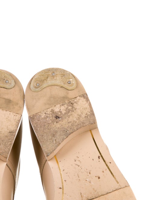 Chanel Interlocking CC Logo Leather Combat Boots