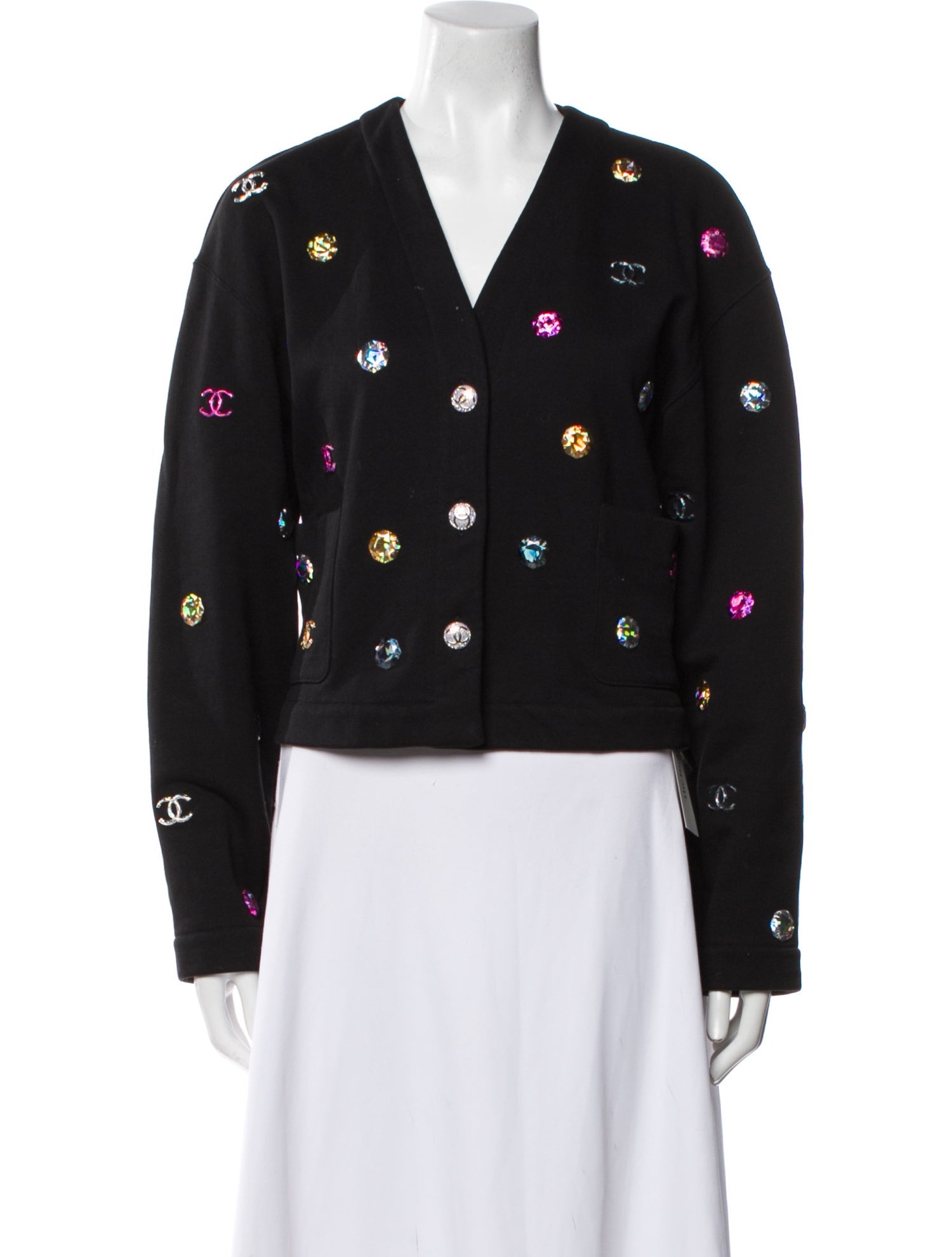 Chanel 2021 Floral Print Sweater