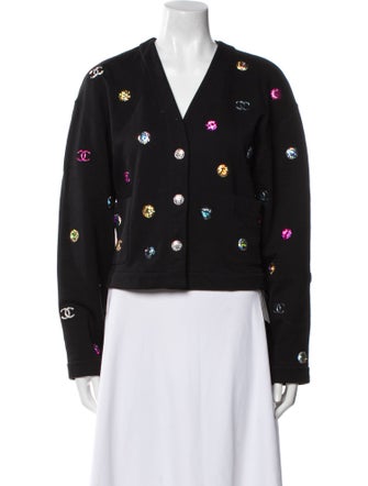 Chanel 2021 Floral Print Sweater