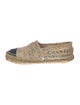 Chanel Interlocking CC Logo Canvas Espadrilles