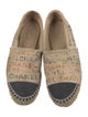 Chanel Interlocking CC Logo Canvas Espadrilles