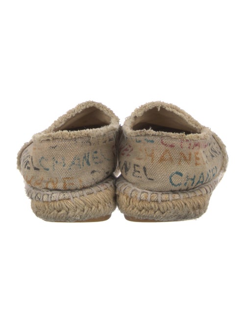 Chanel Interlocking CC Logo Canvas Espadrilles