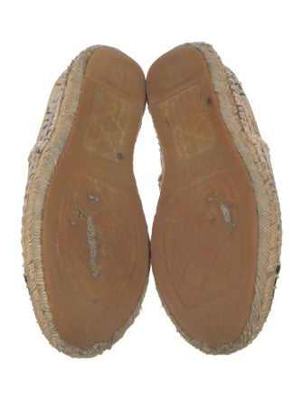 Chanel Interlocking CC Logo Canvas Espadrilles