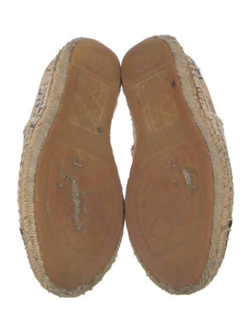 Chanel Interlocking CC Logo Canvas Espadrilles