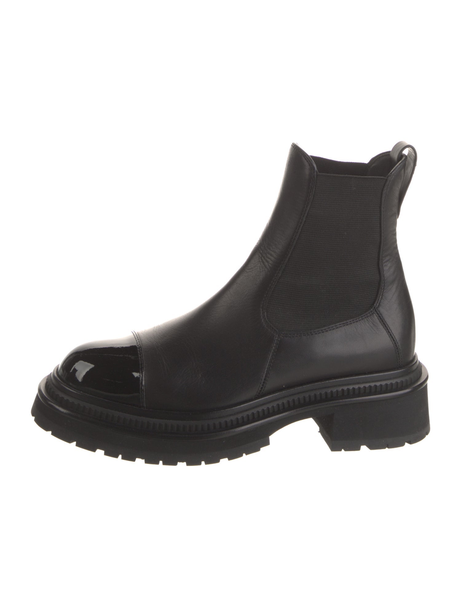 Chanel 2022 Interlocking CC Logo Chelsea Boots