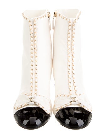Chanel 2024 Interlocking CC Logo Boots
