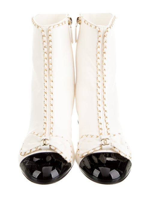 Chanel 2024 Interlocking CC Logo Boots