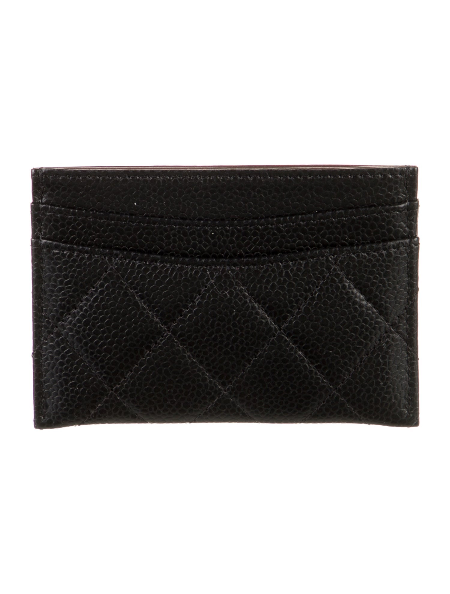 Chanel Card Holder Interlocking CC Logo Card Holder w/ Tags