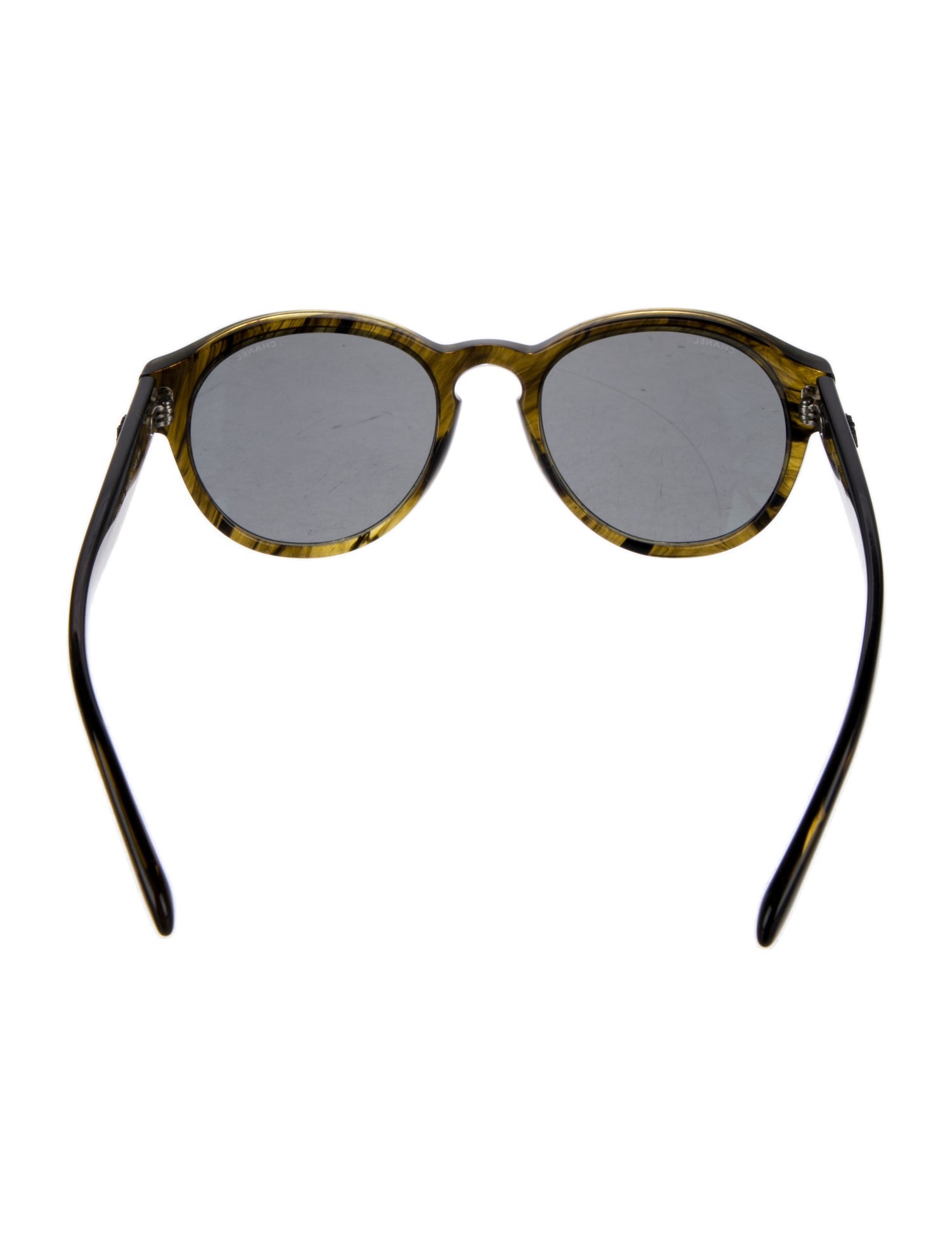 Chanel Round Mirrored Sunglasses