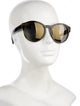 Chanel Round Mirrored Sunglasses