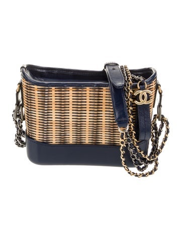 Chanel Hobos Small Rattan Gabrielle Hobo
