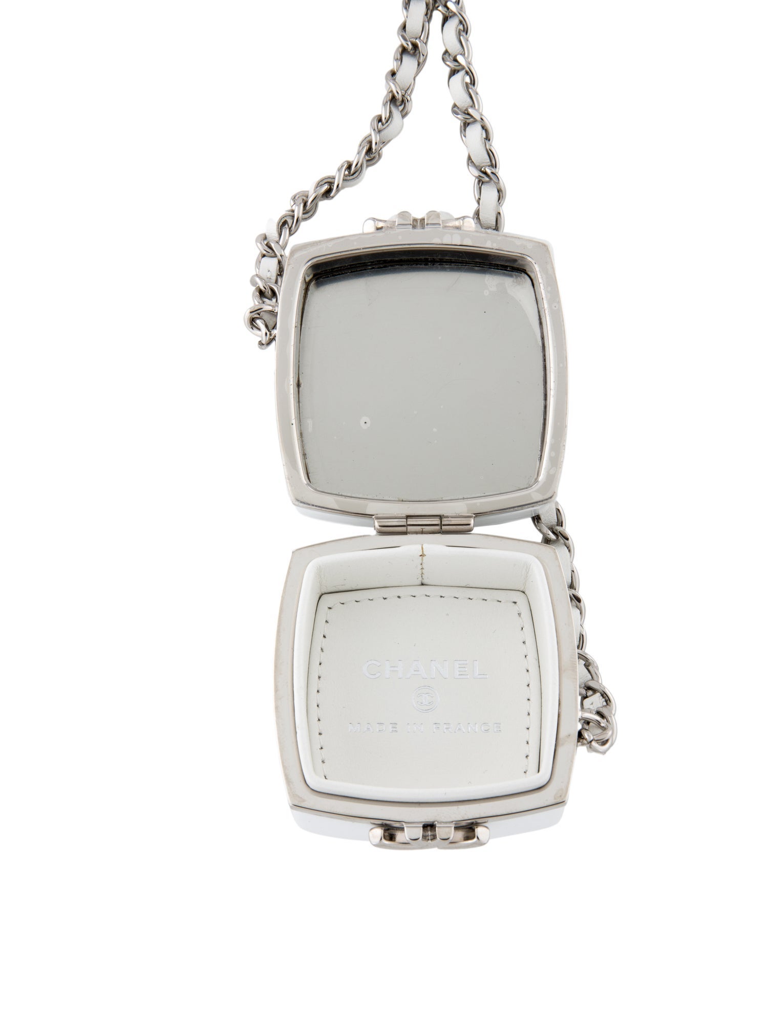 Chanel Patent Make-Up Box Clutch w/ Chain