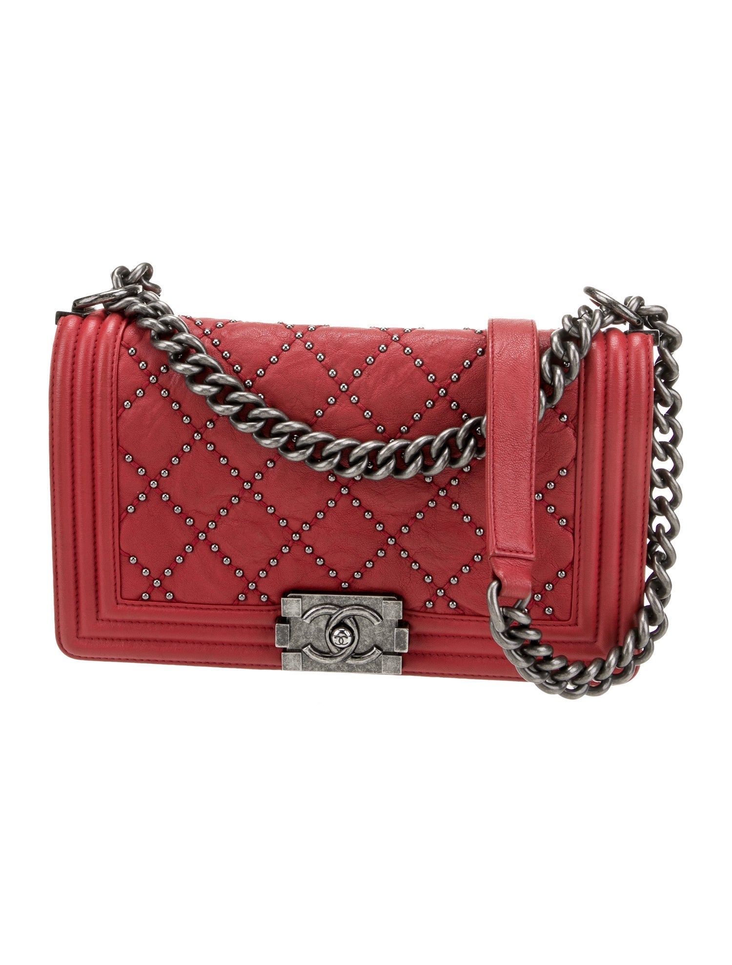 Chanel Small Studded Boy Bag