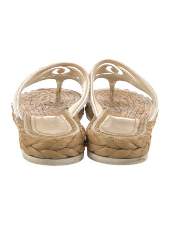 Chanel 2022 Interlocking CC Logo Espadrilles