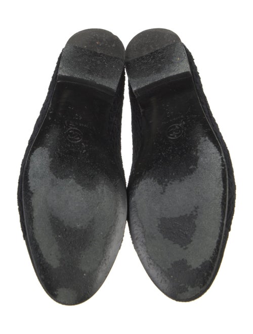 Chanel Interlocking CC Logo Bow Accents Ballet Flats