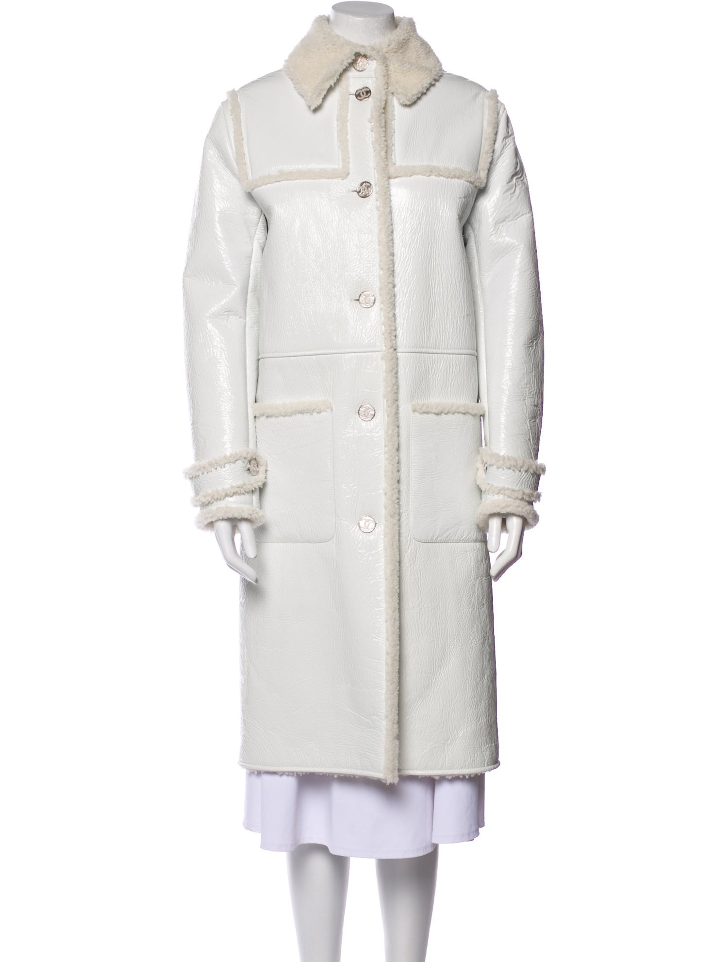 Chanel 2021 Shearling Fur Coat w/ Tags