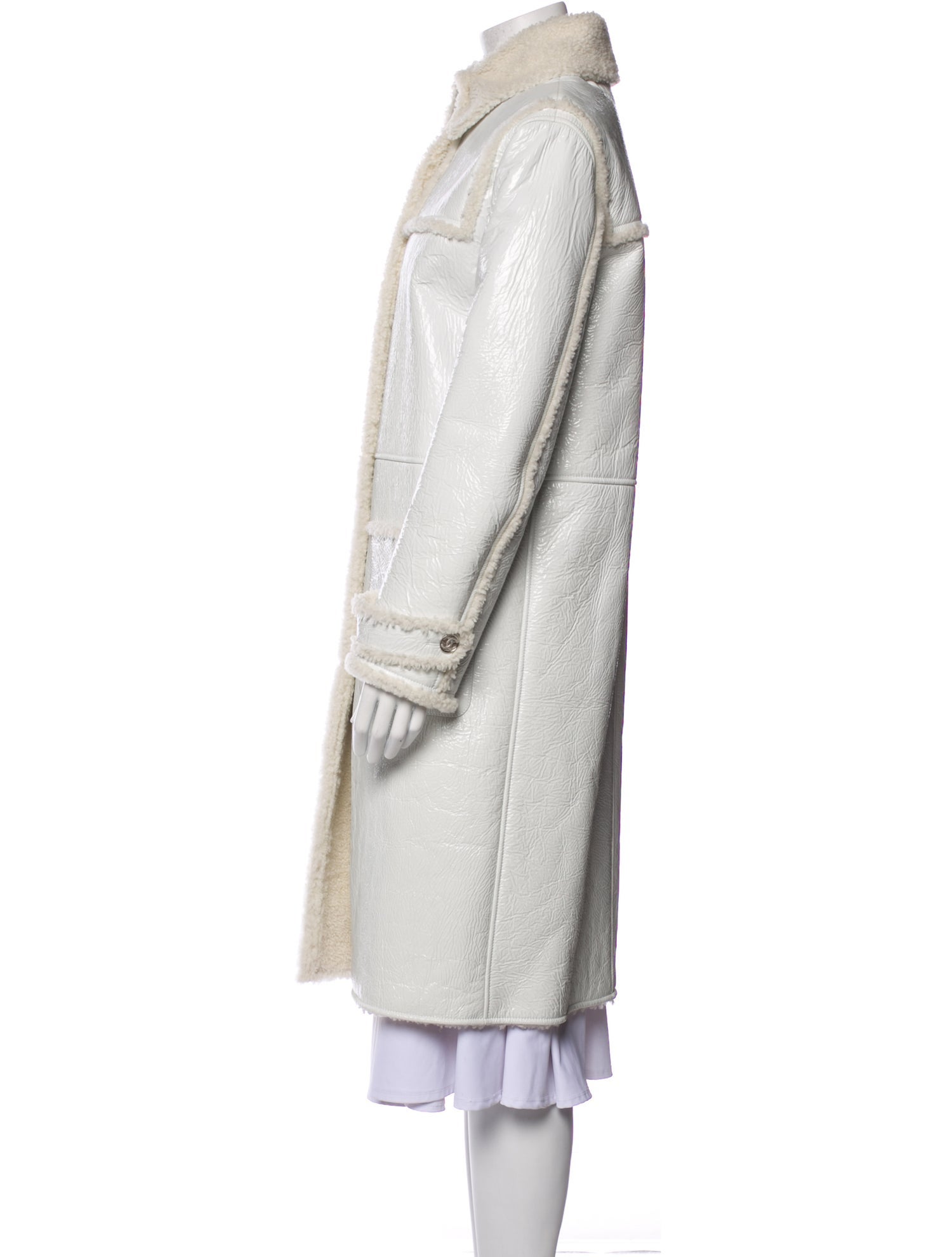 Chanel 2021 Shearling Fur Coat w/ Tags