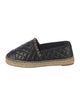 Chanel Interlocking CC Logo Lambskin Espadrilles