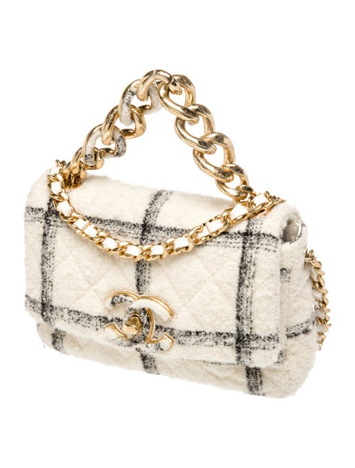 Chanel Small Tweed Elegant Chain Flap Bag