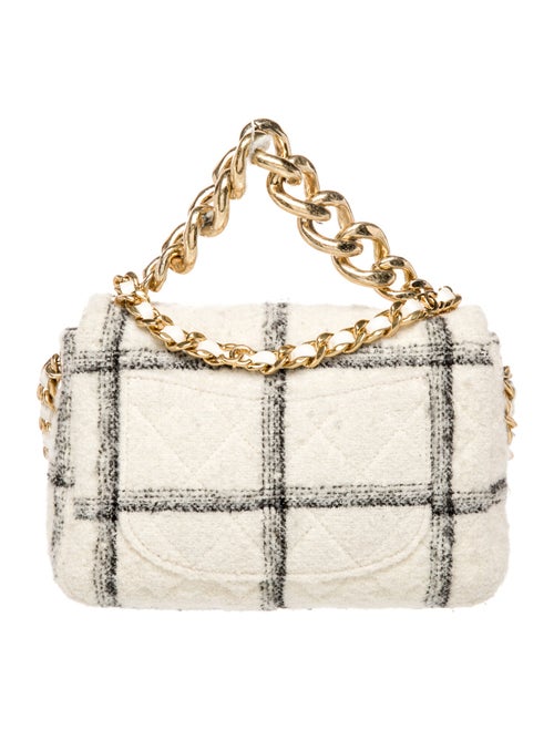 Chanel Small Tweed Elegant Chain Flap Bag