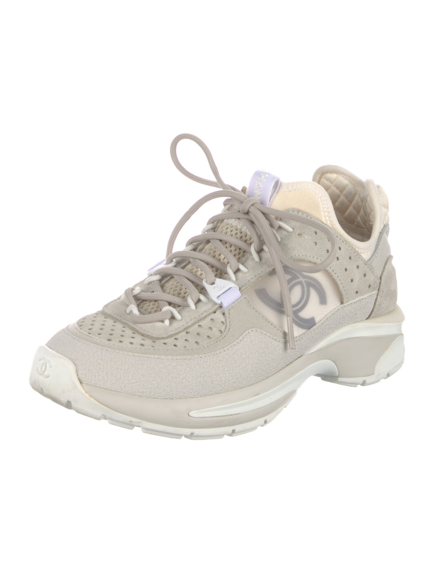 Chanel Suede Chunky Sneakers