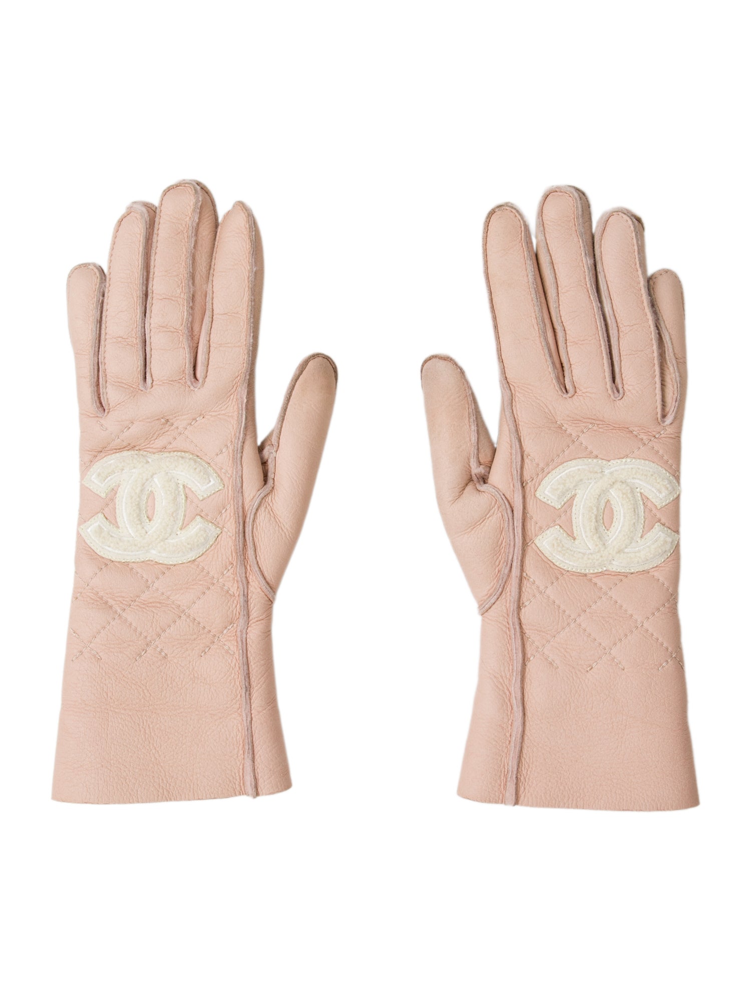 Chanel Leather CC Gloves