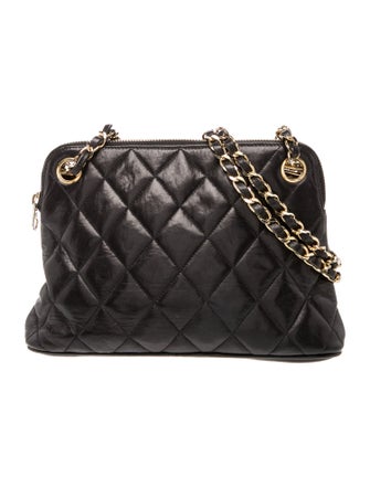 Chanel Quilted Chain Link Shoulder Bag