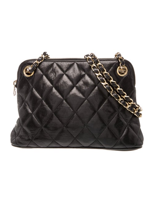 Chanel Quilted Chain Link Shoulder Bag