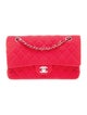 Chanel Classic Medium Jersey Double Flap Bag