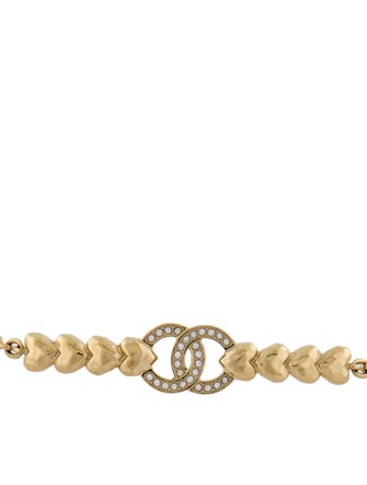 Chanel 2023 Strass CC Collar Necklace