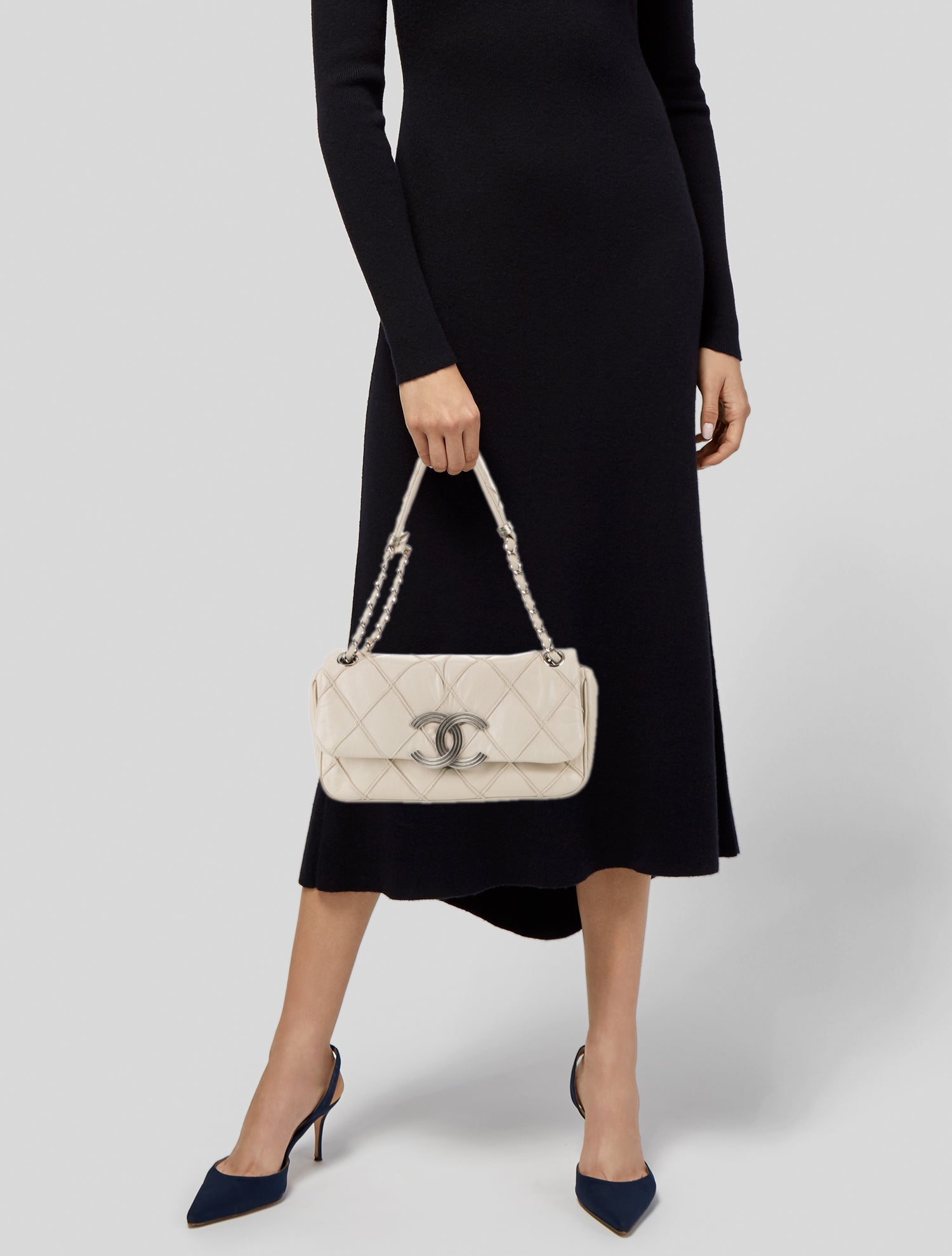 Chanel Quilted CC Flap Bag