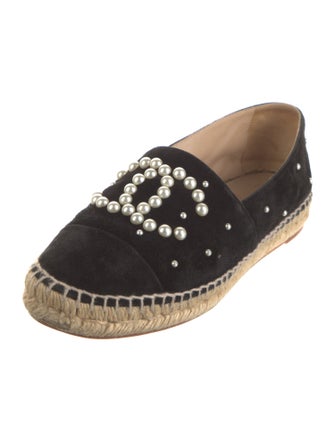 Chanel 2017 Interlocking CC Logo Espadrilles