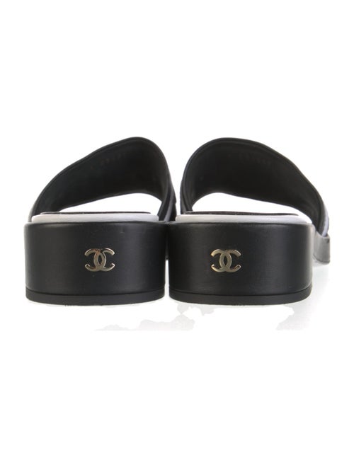 Chanel 2021 Interlocking CC Logo Slides
