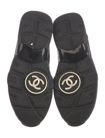 Chanel Interlocking CC Logo Neoprene Sneakers