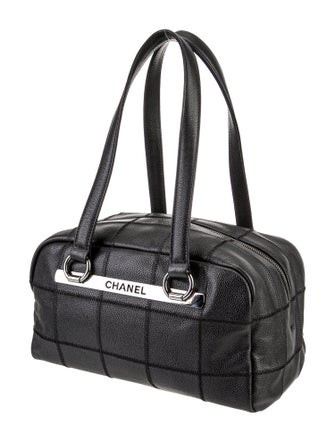 Chanel Square Quilt LAX Bowler Bag