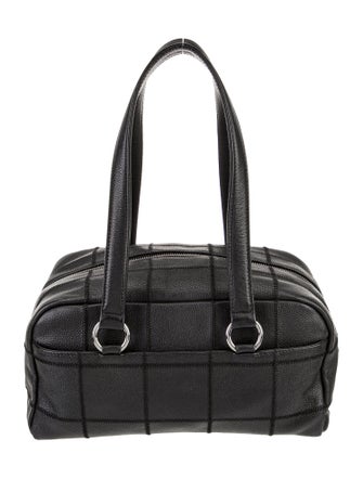 Chanel Square Quilt LAX Bowler Bag