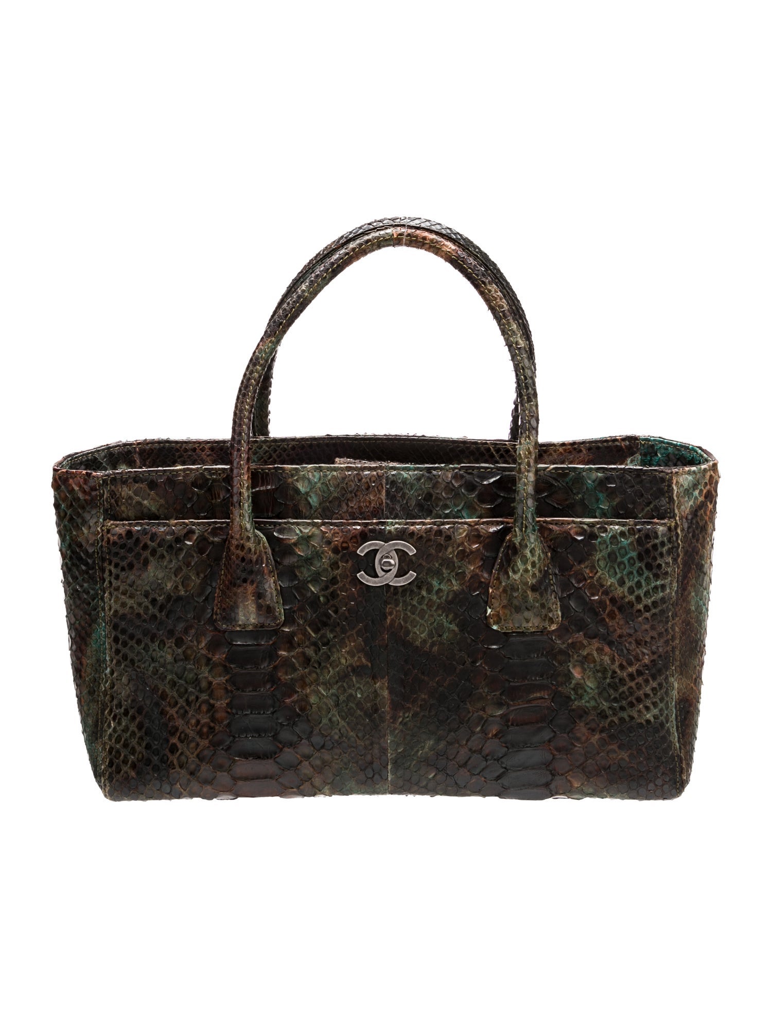 Chanel Small Python Executive Cerf Tote