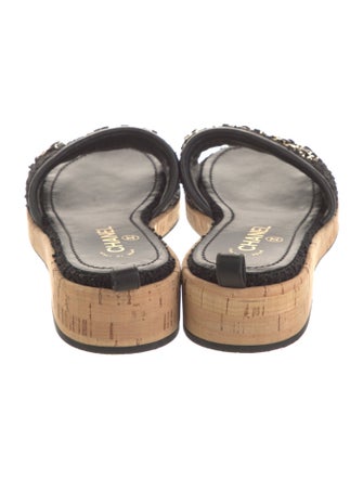 Chanel 2021 Interlocking CC Logo Slides