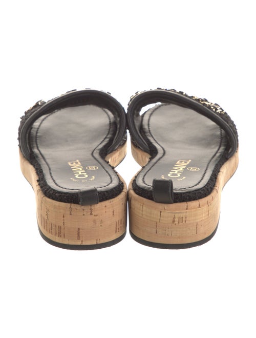 Chanel 2021 Interlocking CC Logo Slides