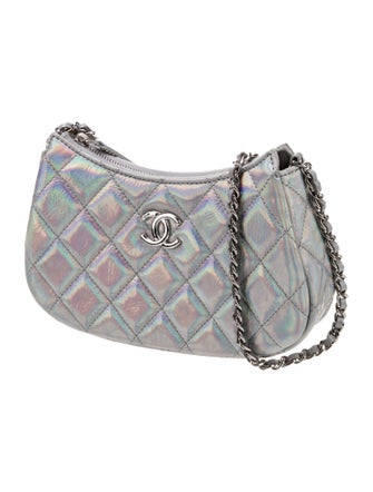 Chanel 2024 CC Iridescent Clutch w/ Chain