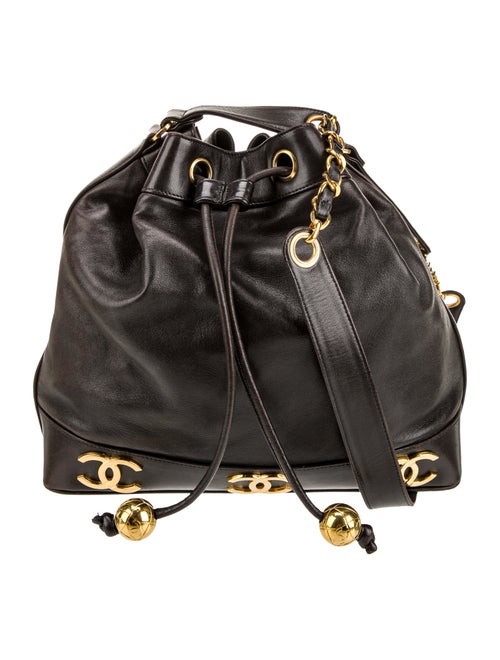 Chanel CC Drawstring Bucket Bag