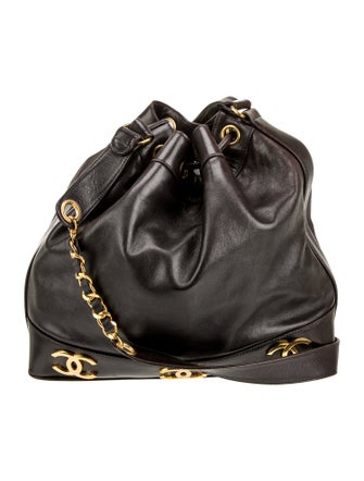Chanel CC Drawstring Bucket Bag