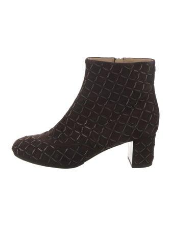 Chanel 2015 Interlocking CC Logo Boots