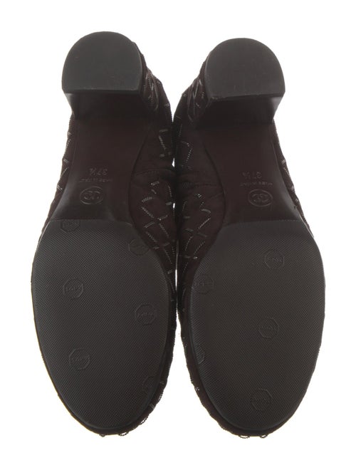 Chanel 2015 Interlocking CC Logo Boots