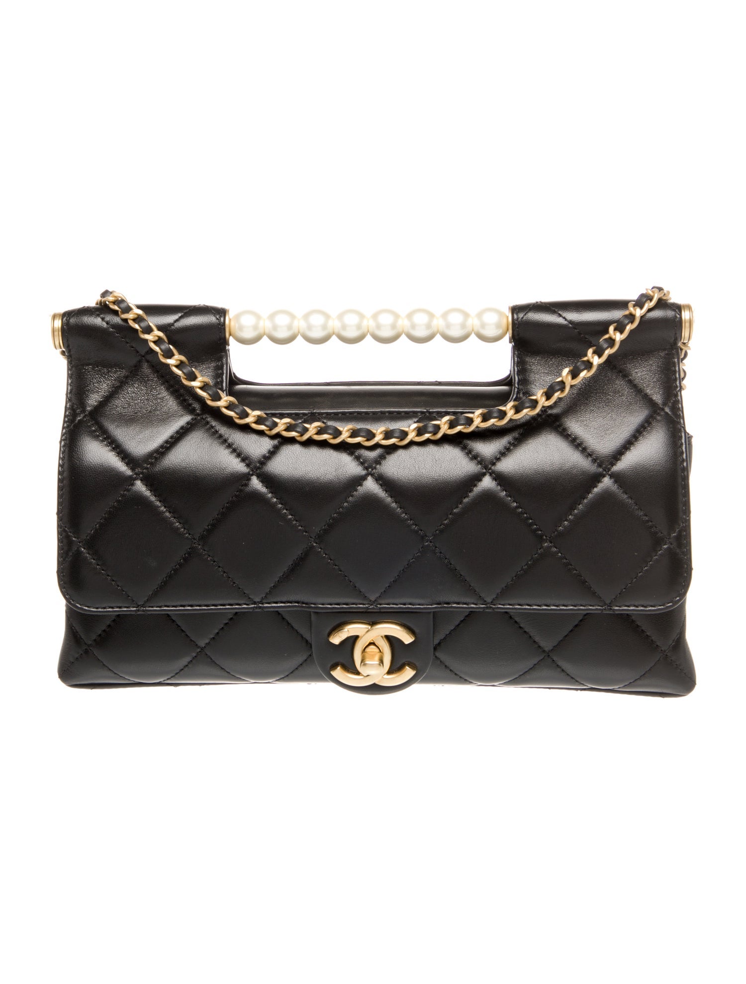 Chanel 2025 Pearl Handle Shopper