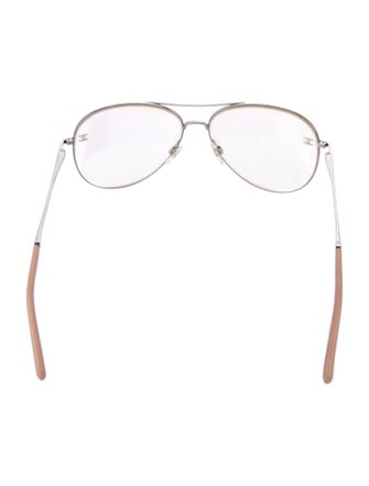 Chanel Interlocking CC Logo Aviator Sunglasses