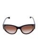 Chanel CC Cat Eye Interlocking CC Logo Sunglasses