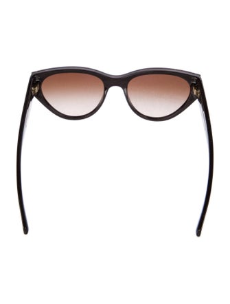 Chanel CC Cat Eye Interlocking CC Logo Sunglasses
