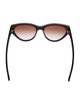 Chanel CC Cat Eye Interlocking CC Logo Sunglasses