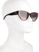 Chanel CC Cat Eye Interlocking CC Logo Sunglasses